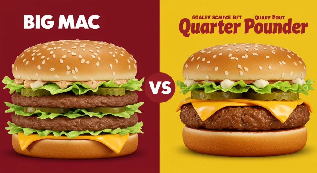 Big Mac vs Quarter Pounder
