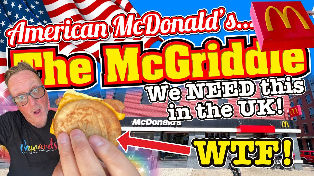 American McDonald's The McGriddle WE NEED THIS IN THE UK!