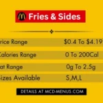 McDonalds Fries and Sides