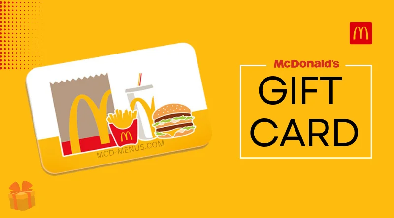 McDonalds Gift Card