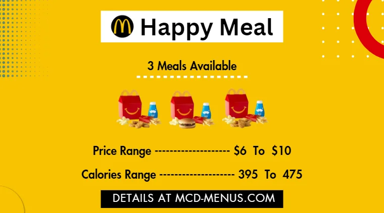 McDonald's Happy Meal Menu Prices 2024
