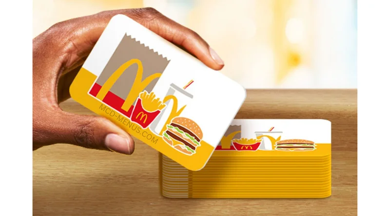 McDonalds gift cards