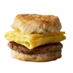 McDonald’s Sausage Biscuit With Egg Breakfast Menu USA