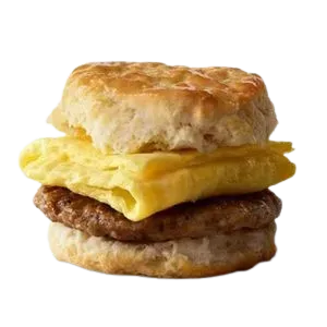 Sausage Biscuit With Egg

