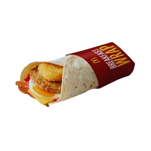 Breakfast Wrap with Ketchup