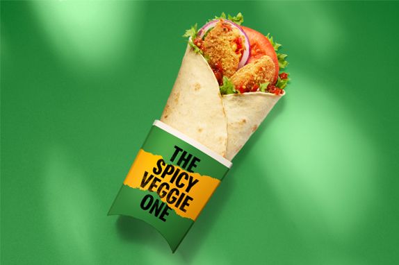 Mcdonald’s The Spicy Veggie One Wrap of the Day in Uk