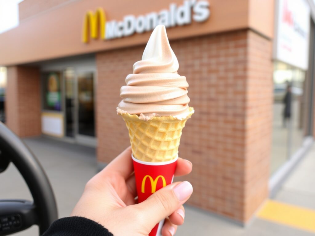 McDonald's ice cream menu prices 2025