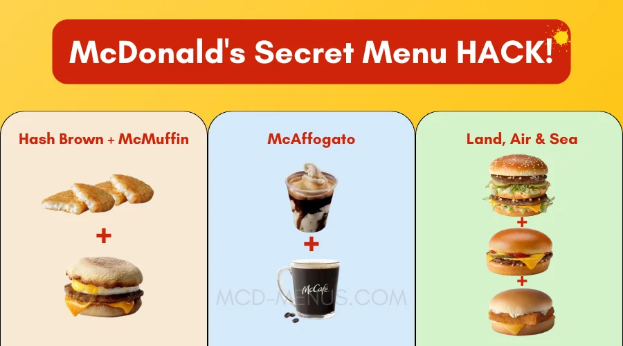 McDonalds secret menu 2025