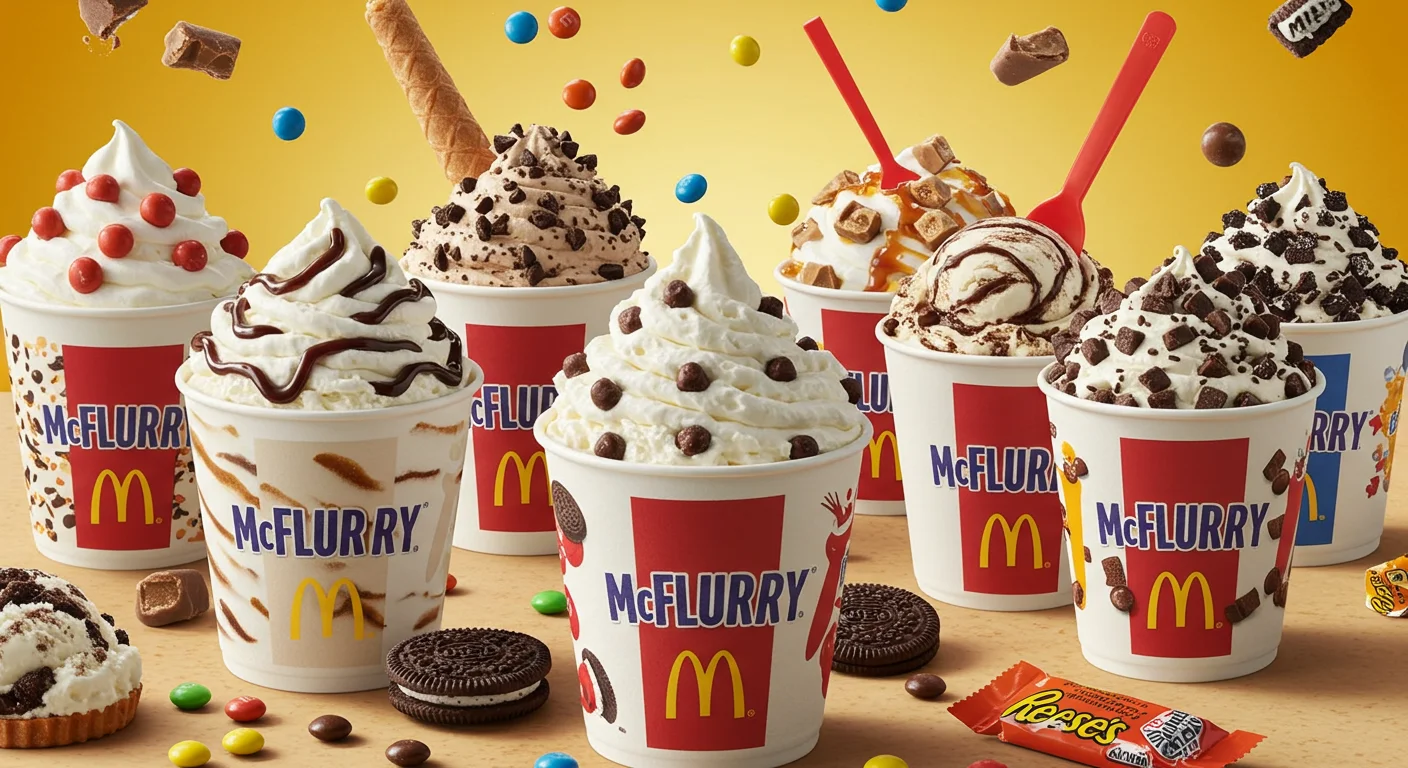 McDonald’s McFlurry Menu 2025