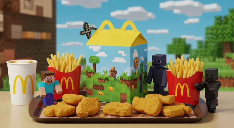 mcdonald’s minecraft meal, minecraft happy meal 2025, minecraft toys mcdonalds, gamer meals mcdonald’s, limited edition mcdonald’s 2025, video game fast food toys