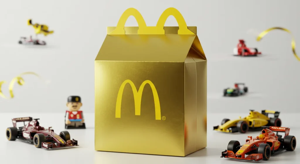 McDonald’s Gold Happy Meal Box 2025