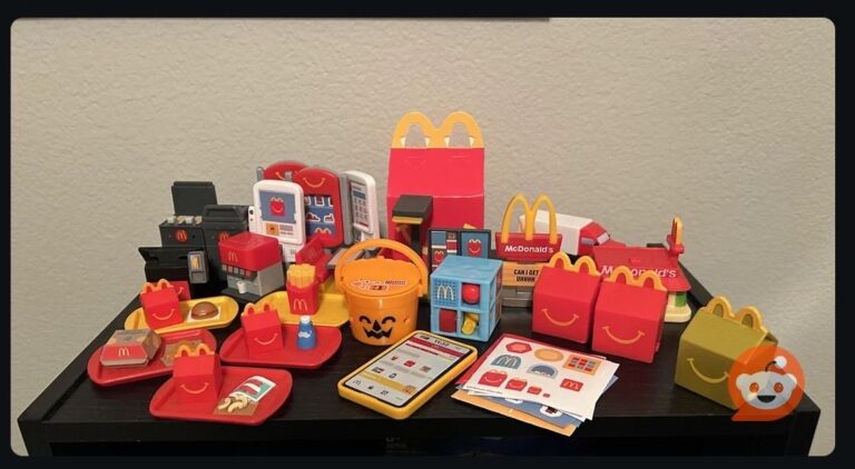 McDonald’s Gold Happy Meal Box toys